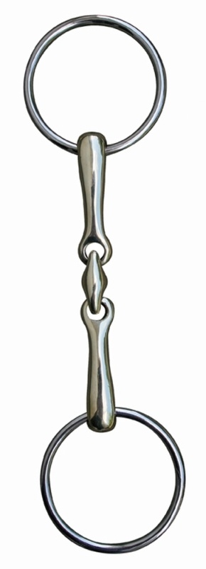 HKM Doppelt gebrochenes Gebiss, 16 mm aus Edelstahl