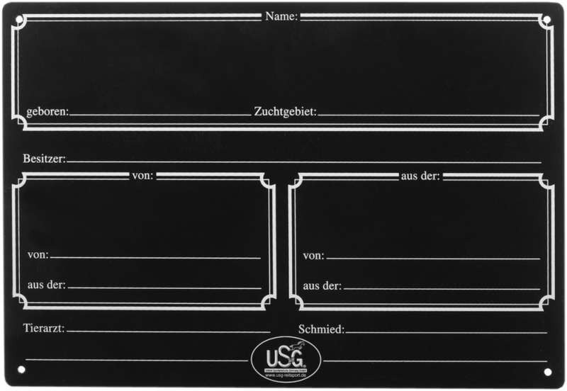USG Boxenschild