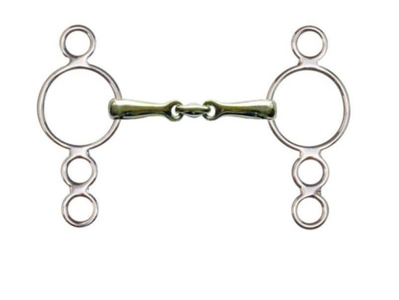 HKM Pessoagebiss Argentan, 16 mm mit Edelstahlringen