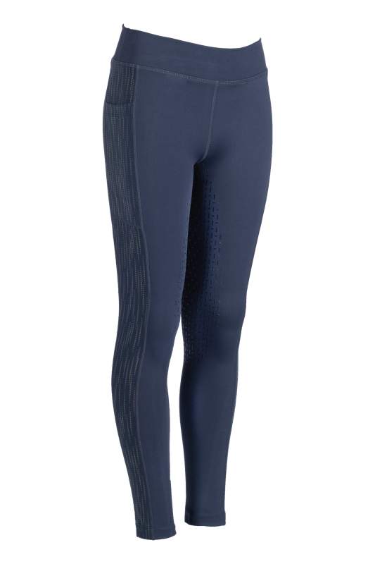 HKM Reitleggings Yvi - Leggings D'Équitation Mixte Avec Silikon-Vollbesatz, Confortables Et Respirants