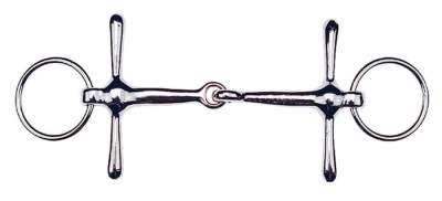 Schenkeltrense, Stahl vernickelt