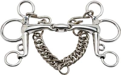 BUSSE Pelham EDELSTAHL, 14 mm, Soft-Control, doppelt gebrochen