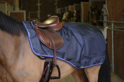EQUITHEME TYREX 1680D Nierendecke, Coolmax Futter