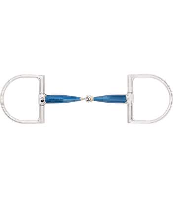 WALDHAUSEN Sweet Iron D-Ring Gebiss, einfach gebrochen