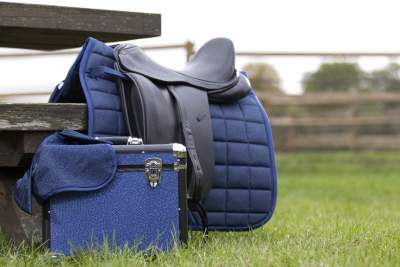 HKM Glitter Gamaschen Schwarz - Atmungsaktiv Für Pferde L Größe