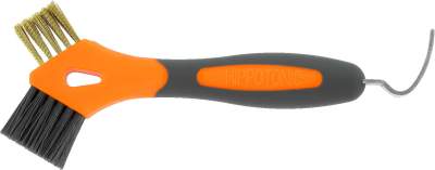 HIPPOTONIC 3-in-1 Metallhufkratzer Bürste