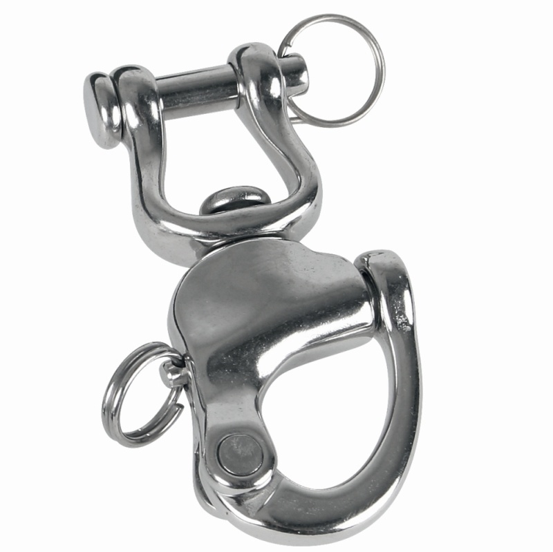 WALDHAUSEN Sicherheitsschäkel, Edelstahl, 13 cm