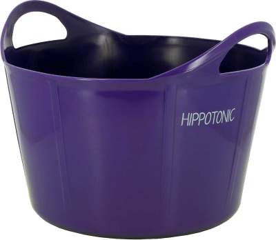NETPROSHOP Gummifuttereimer Für Pferde – 10 Liter, Schwarz, Weich, Breite Öffnung, Rutschfest