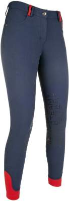 HKM PRO-TEAM Reithose -County- Print Silikon-Kniebesatz